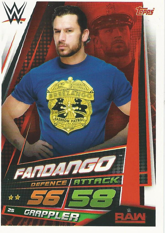WWE Topps Slam Attax Universe 2019 Fandango #25