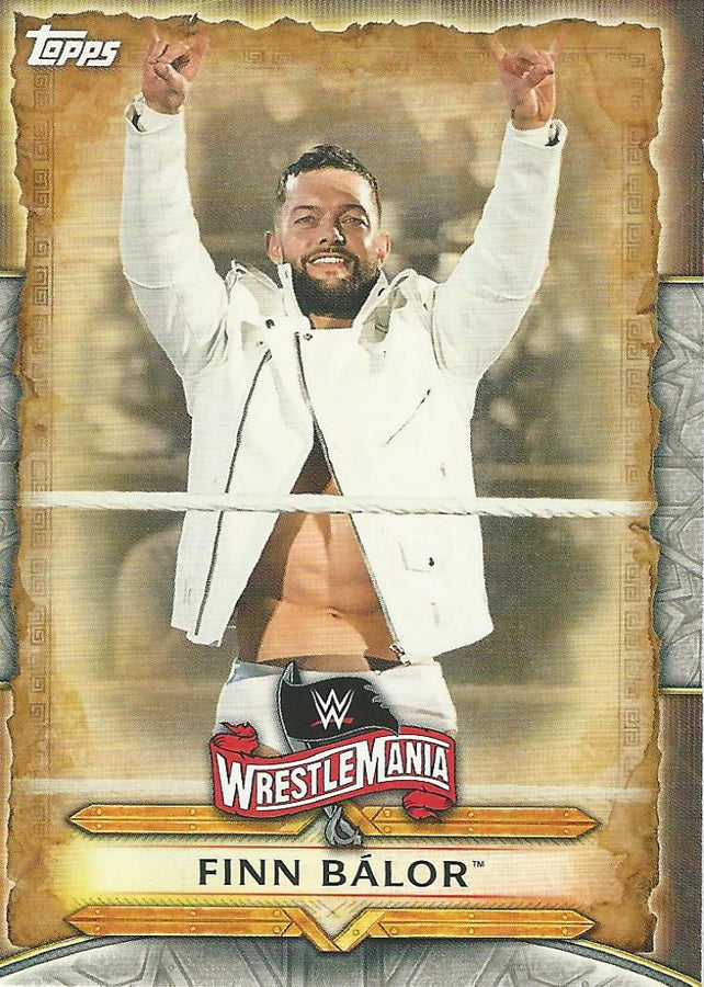 WWE Topps Road to Wrestlemania 2020 Finn Balor WM-25 trading card PW Catalog