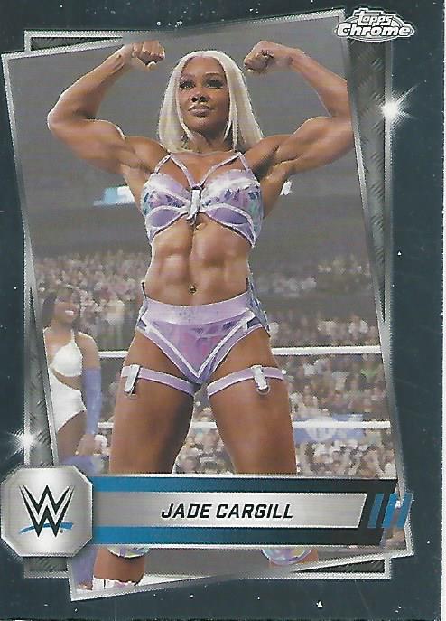 WWE Topps Chrome 2025 Trading Cards Jade Cargill No.25 PW Catalog