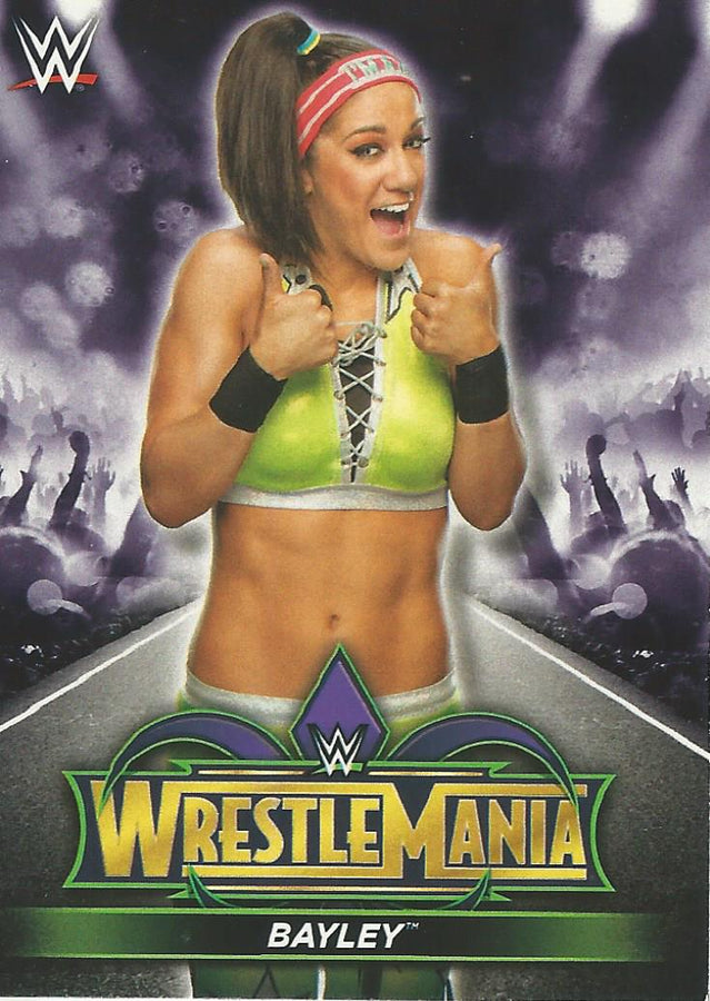 WWE Topps Road to Wrestlemania 2018 Bayley R25 trading card PW Catalog