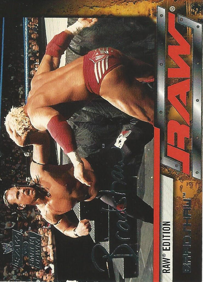 WWE Fleer Raw vs Smackdown 2002 Bradshaw #25