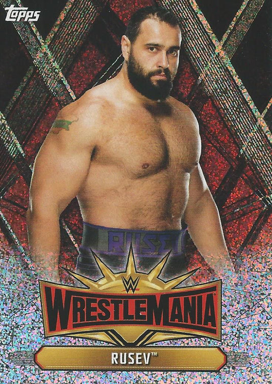 WWE Topps Champions 2019 Rusev WM-25 trading card PW Catalog