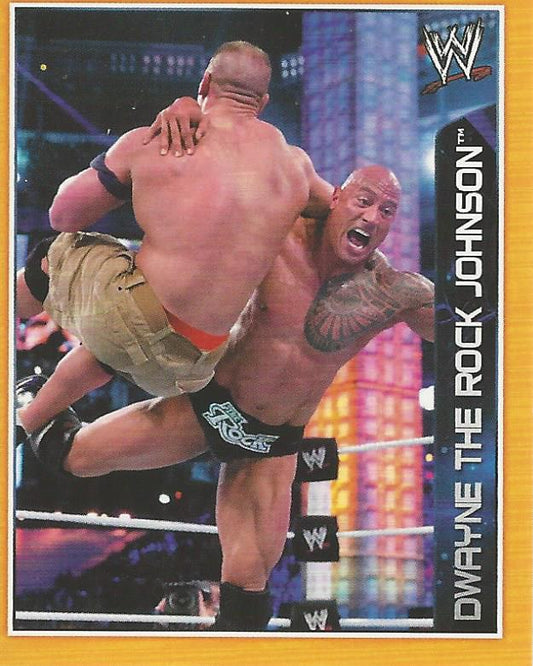 WWE Topps A-Z Sticker Collection 2014 The Rock #25