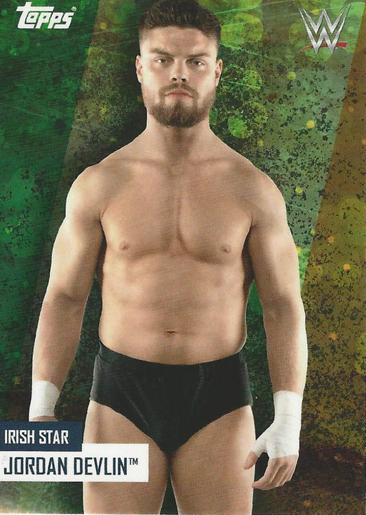 WWE Topps Best of British 2021 Jordan Devlin trading card PW Catalog