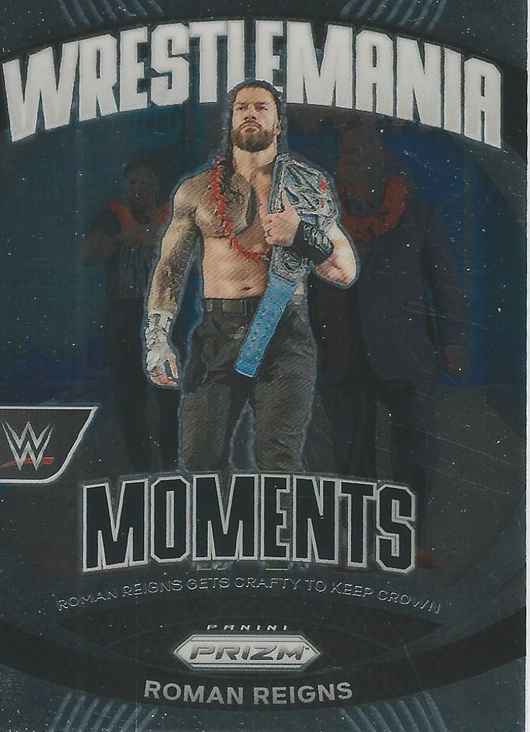 WWE Panini Prizm 2024 Wrestlemania Moments Roman Reigns #11