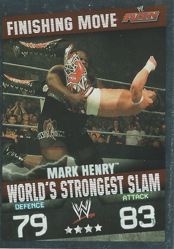 WWE Topps Slam Attax Evolution 2010 Mark Henry #25