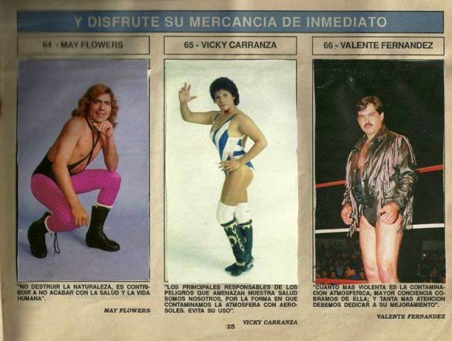 Super Album de Luchas Stickers Album 1991 From Mexico Stickers Album PW Catalog