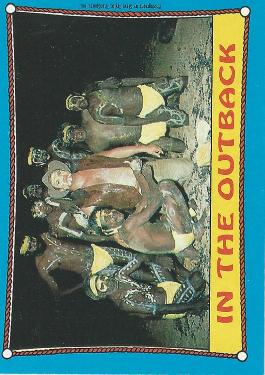 Topps WWF Wrestling Cards 1987 Outback Jack #25