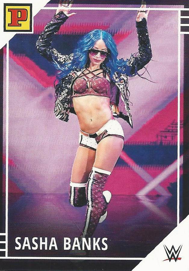 WWE Panini Debut Edition 2022 Sasha Banks #25