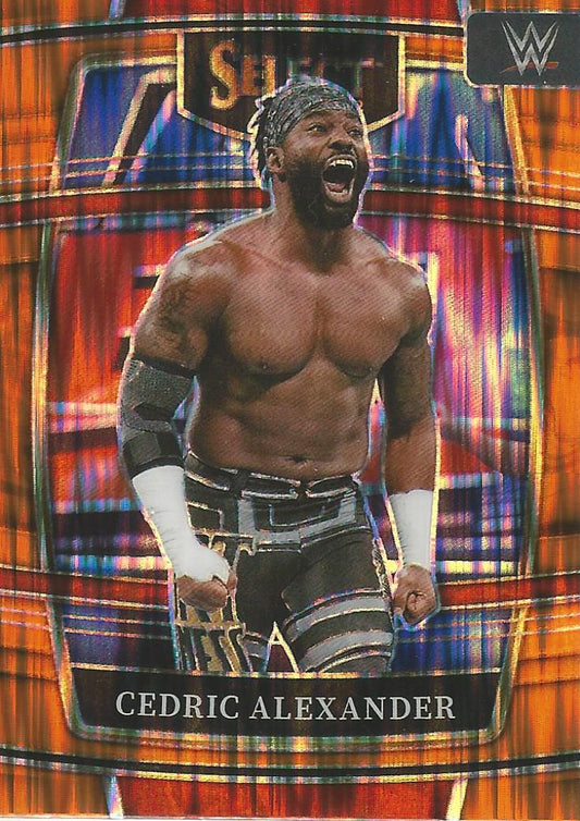 WWE Panini Select 2022 Cedric Alexander #25 Orange Flash