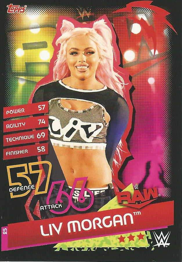WWE Topps Slam Attax Reloaded 2020 Liv Morgan #25