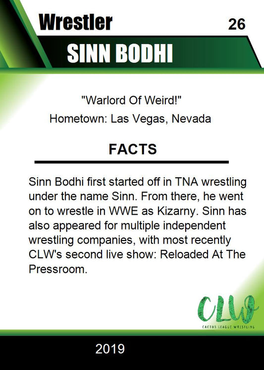 Sinn Bodhi Trading Card PWcatalog