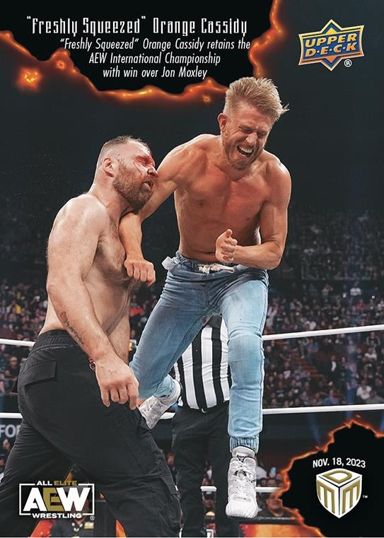 “Freshly Squeezed” Orange Cassidy – “Freshly Squeezed” Orange Cassidy Retains the AEW International Championship With Win Over JON Moxley