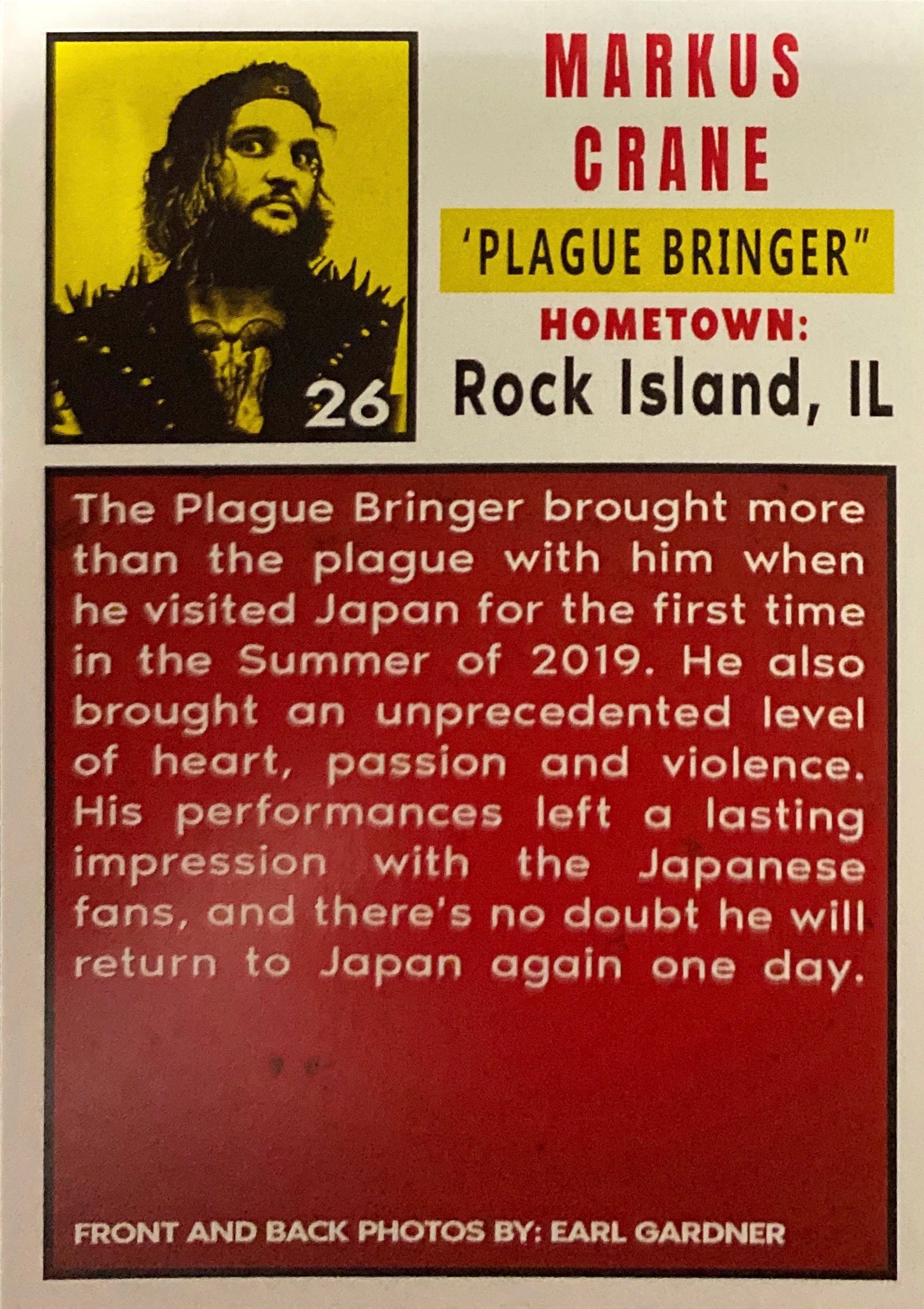 “Plague Bringer” Markus Crane
