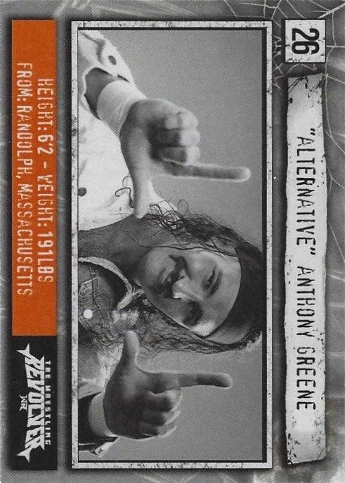 “Alternative” Anthony Greene trading card PW Catalog