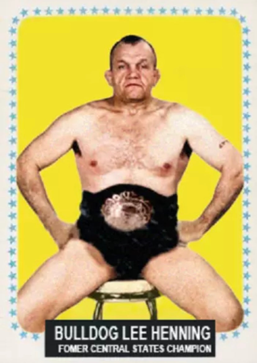 Bulldog LEE Henning trading card PW Catalog