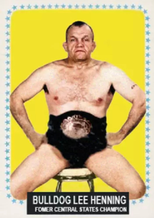 Bulldog LEE Henning trading card PW Catalog