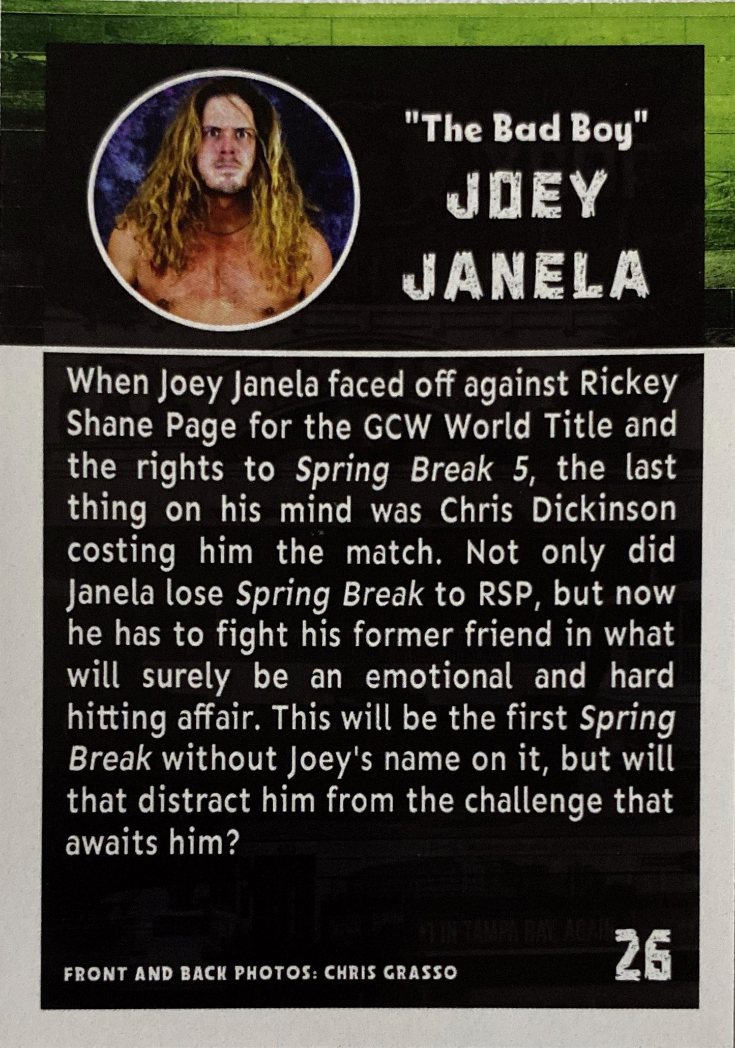 “The Bad Boy” Joey Janela