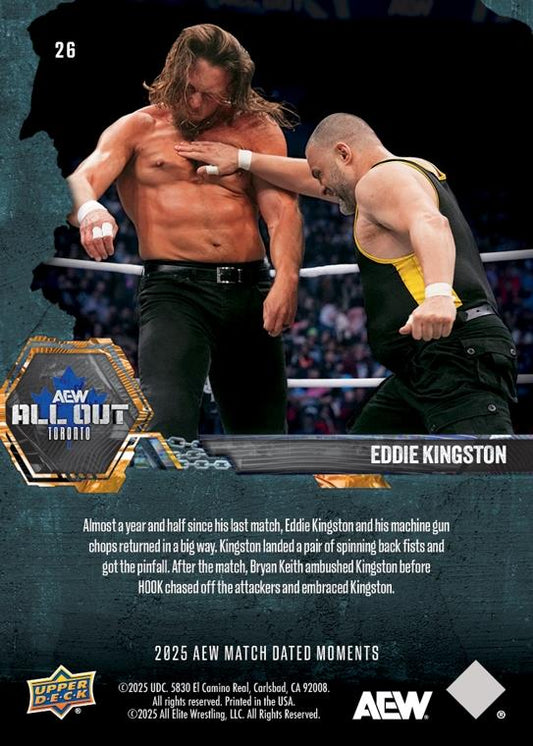 Eddie Kingston – Eddie Kingston Makes a Triumphant Return to the Ring, Defeats Big Bill and Leaves With a New Ally trading card PW Catalog