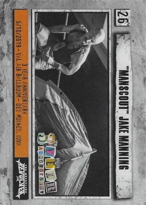 “Manscout” Jake Manning trading card PW Catalog