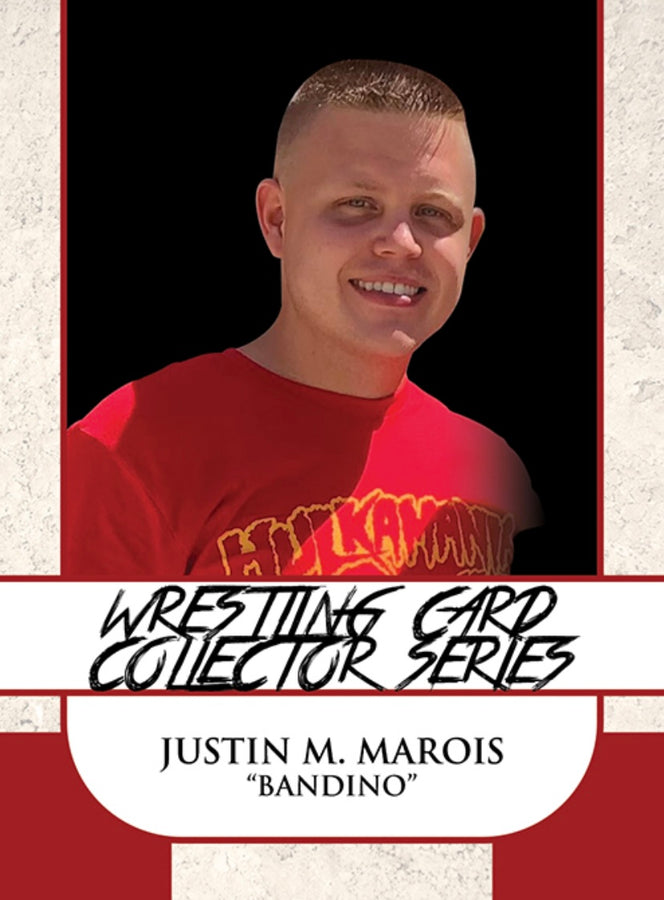 Justin M. Marois “Bandino” trading card PW Catalog