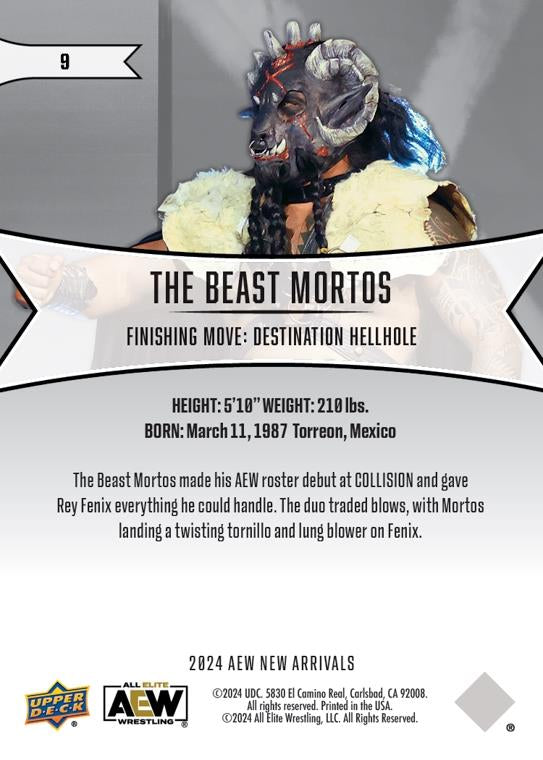 The Beast Mortos trading card PW Catalog