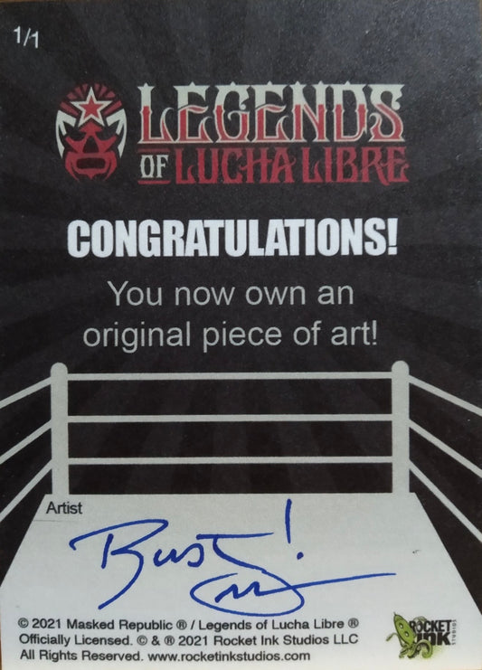 Legendary Rivalries – Juventud Guerrera vs Psychosis trading card PW Catalog