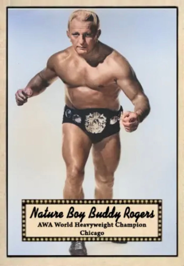 Nature Boy Buddy Rogers trading card PW Catalog