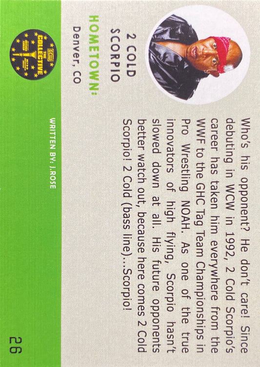 2 Cold Scorpio trading card PW Catalog