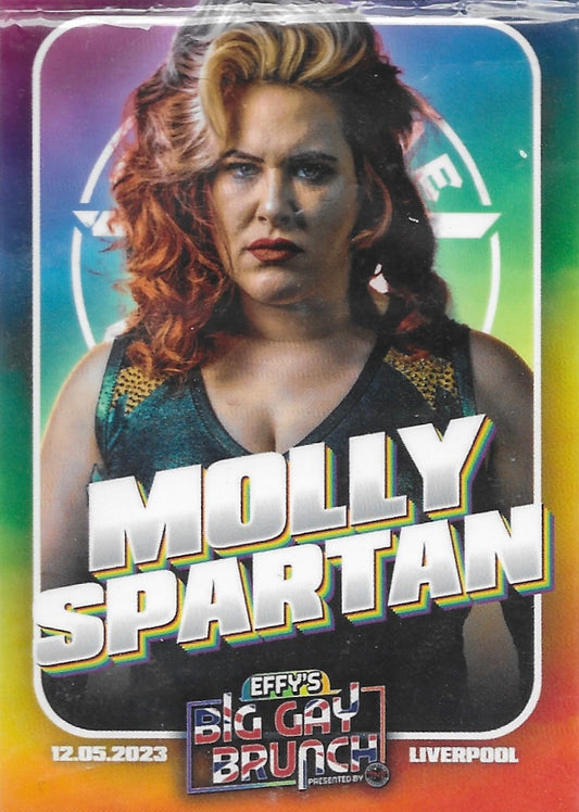 Molly Spartan trading card PW Catalog