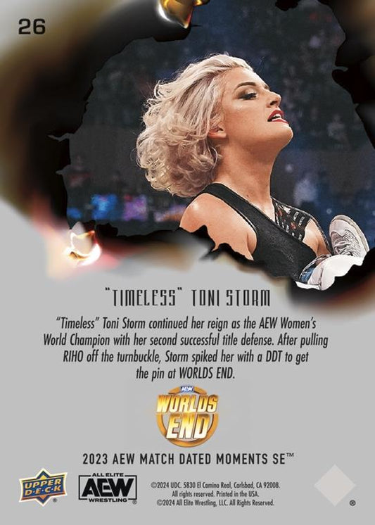 “Timeless” Toni Storm – “Timeless” Toni Storm Retains HER AEW Women’s World Championship With Win Over Riho