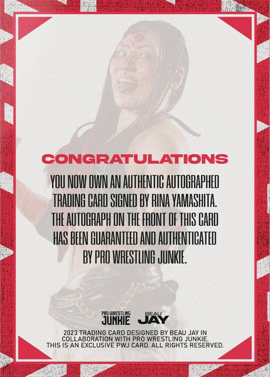 Rina Yamashita trading card PW Catalog