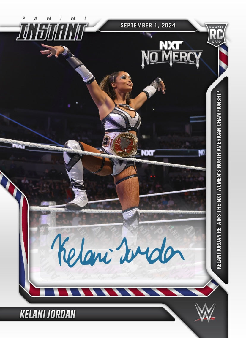 Kelani Jordan – Kelani Jordan Retains the NXT Women’s North American Championship trading card PW Catalog