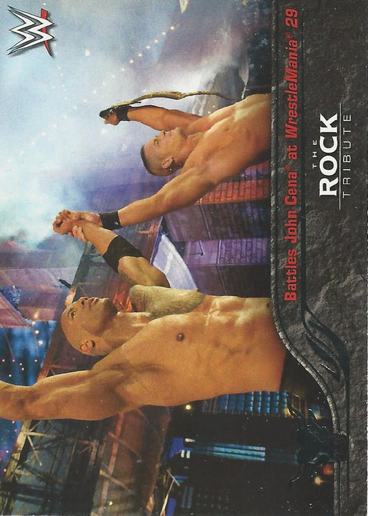WWE Topps Then Now Forever 2016 The Rock 35 of 40