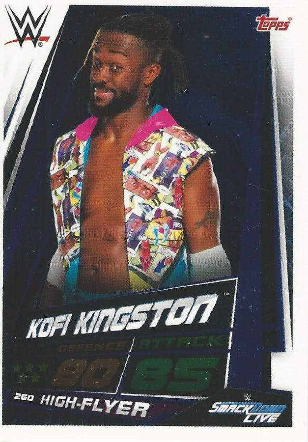WWE Topps Slam Attax Universe 2019 Kofi Kingston #260