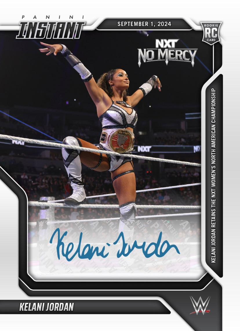 Kelani Jordan – Kelani Jordan Retains the NXT Women’s North American Championship trading card PW Catalog