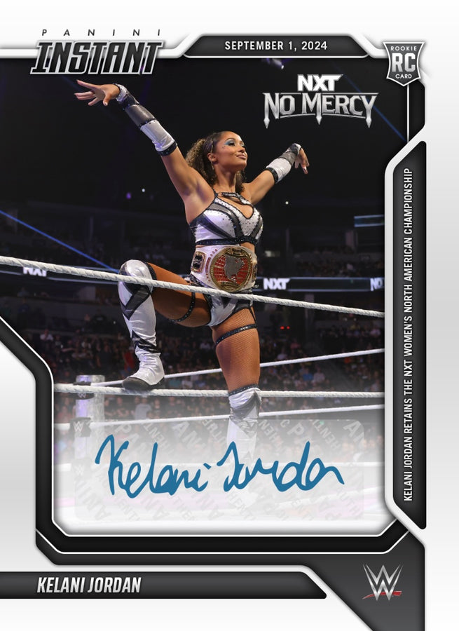 Kelani Jordan – Kelani Jordan Retains the NXT Women’s North American Championship trading card PW Catalog