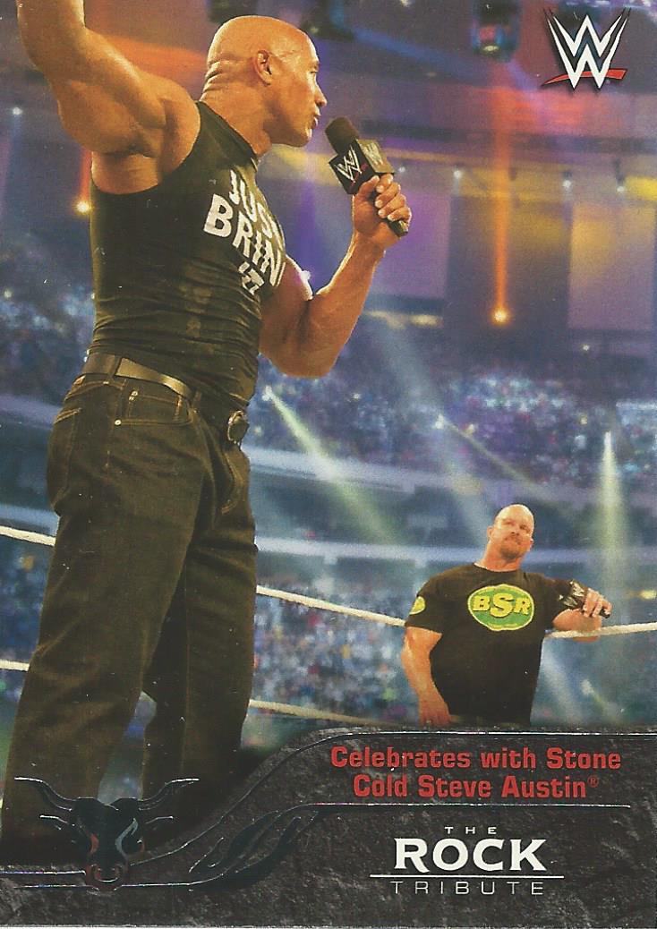 WWE Topps Then Now Forever 2016 The Rock 36 of 40 trading card PW Catalog