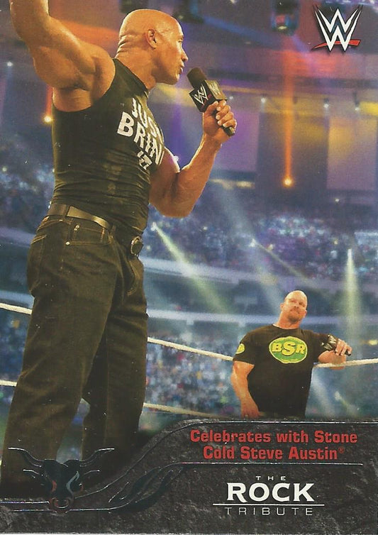 WWE Topps Then Now Forever 2016 The Rock 36 of 40