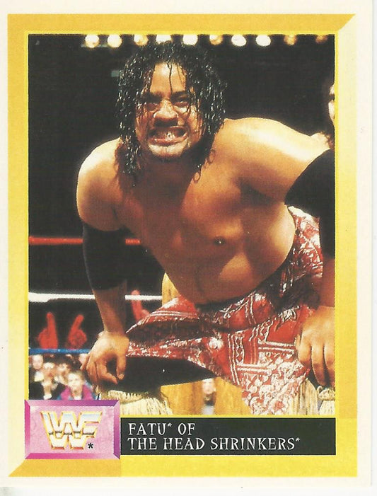WWF Merlin Sticker 1994 Headshrinkers #262