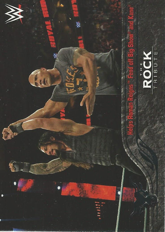 WWE Topps Then Now Forever 2016 The Rock 38 of 40