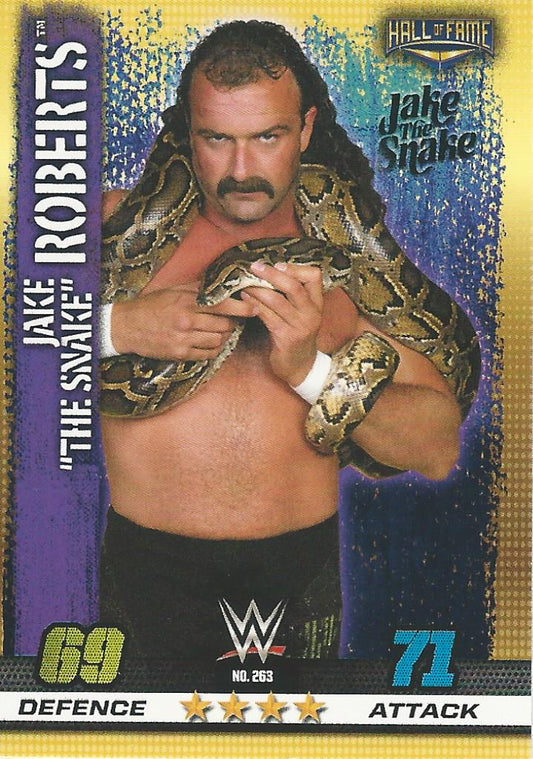 WWE Topps Slam Attax 10th Edition 2017 Jake the Snake Roberts #263