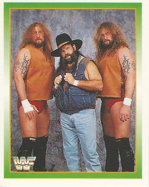 WWF Merlin Stickers 1995 Jacob and Eli Blu #264
