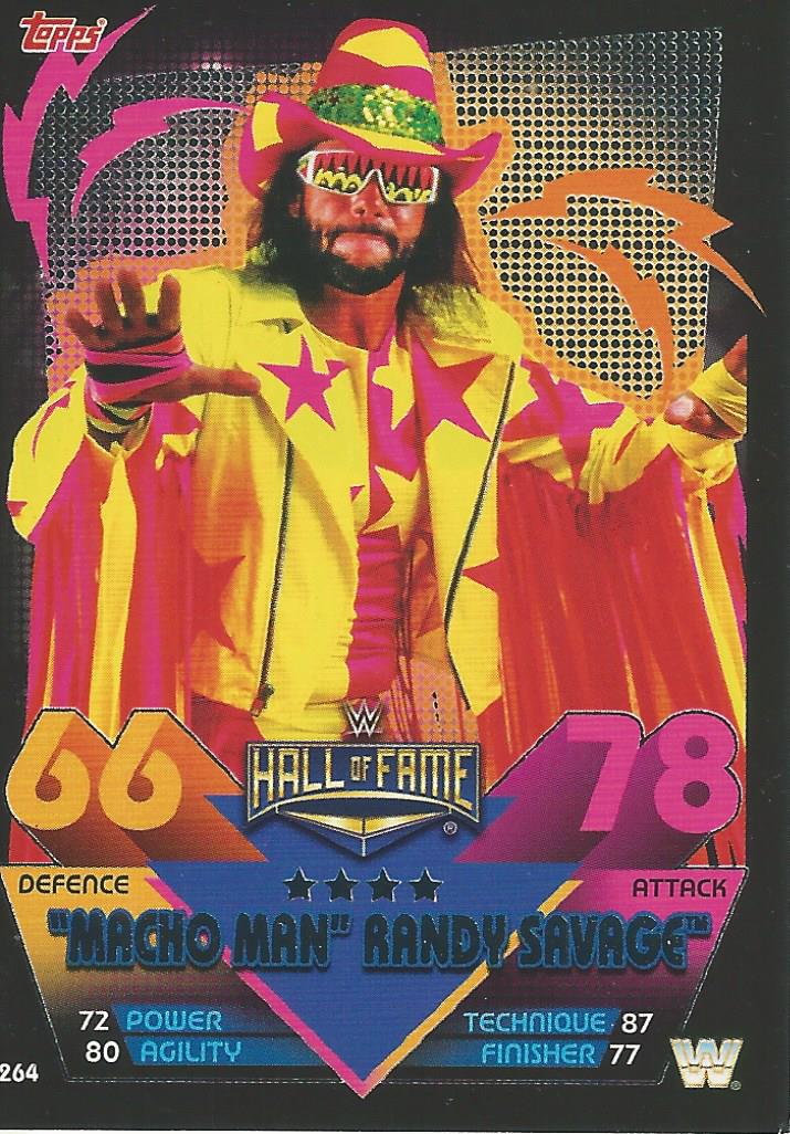 WWE Topps Slam Attax Reloaded 2020 Macho Man Randy Savage #264