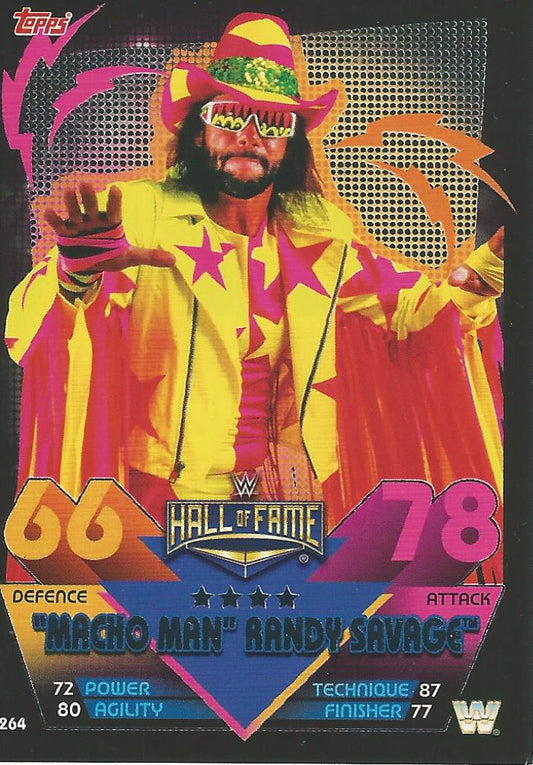 WWE Topps Slam Attax Reloaded 2020 Macho Man Randy Savage #264