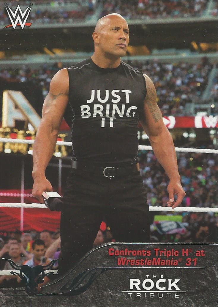 WWE Topps Then Now Forever 2016 The Rock 39 of 40 trading card PW Catalog
