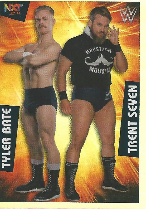WWE Panini 2022 Sticker Collection Tyler Bate and Trent Seven Foil #264