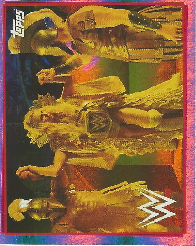 WWE Topps Road to Wrestlemania Stickers 2021 Charlotte Flair #264