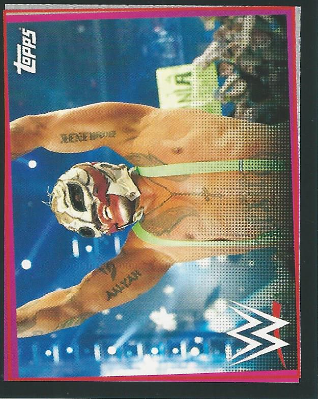 WWE Topps Road to Wrestlemania Stickers 2021 Rey Mysterio #265