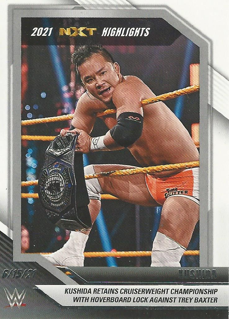 WWE Panini NXT 2022 Highlights Kushida #21